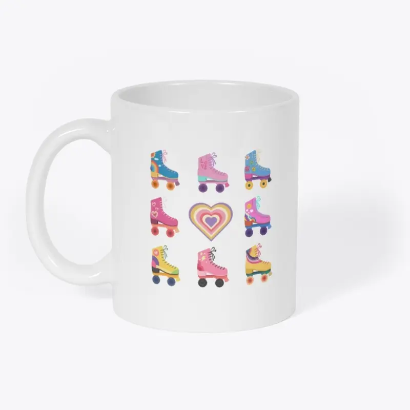 Love Roller Skate -Mug