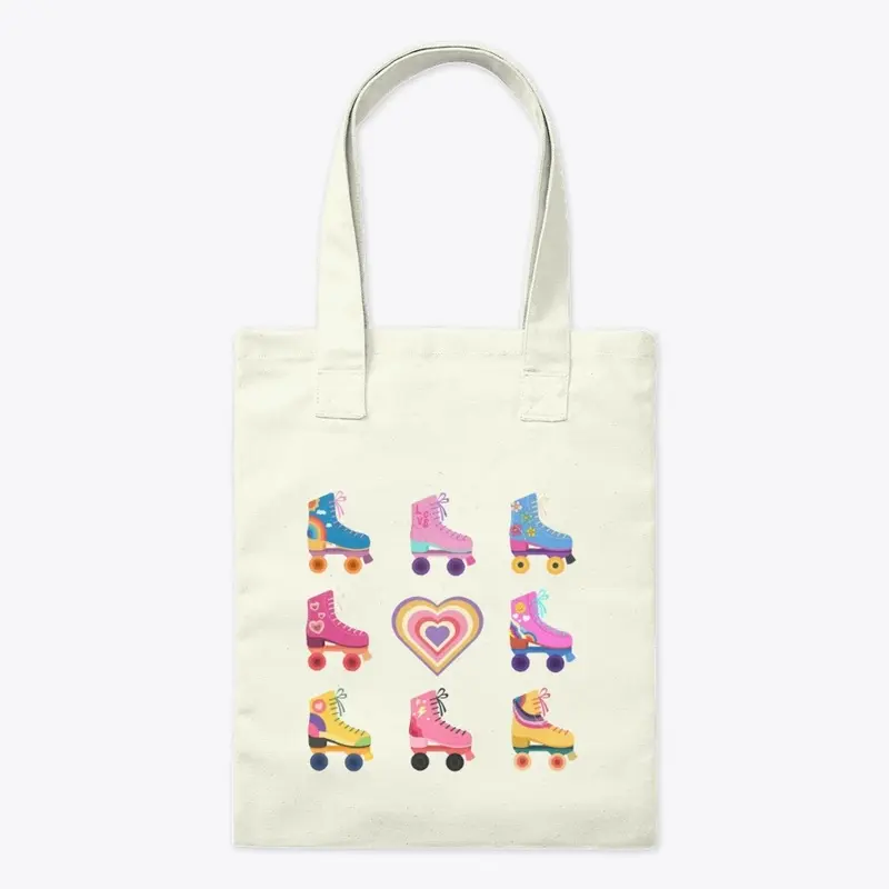 Love Roller Skate - Tote Bag