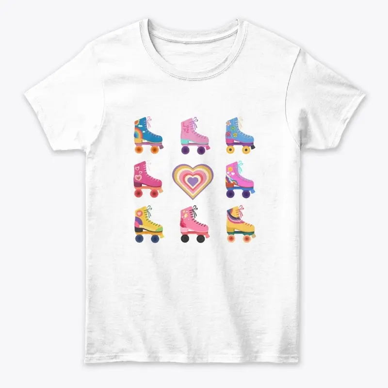 Love Roller Skate -Shirt