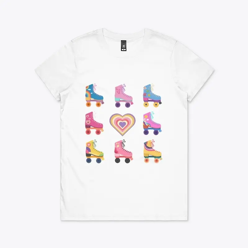 Love Roller Skate - Tshirt